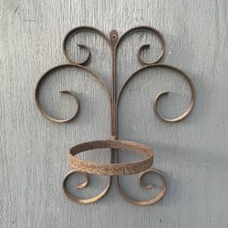 Antique Metal Plant Holder 
