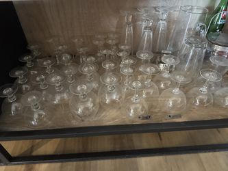 Vintage Bamboo Crystal Complete Set