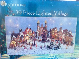 Porcelain light up village