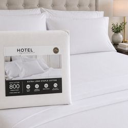 Split Cal King 800 Thread Count Cotton Sheet Set Hotel Collection NEW