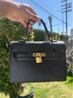 Black birken handbag