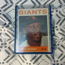   Willie McCovey of 1b Vintage baseball card S.F Giants