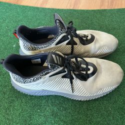 White Adidas AlphaBounce Sneakers (US Men’s Size: 12)