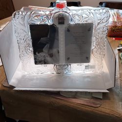 NEW IN BOX MIKASA WEDDING FRAME 5×7 DOUBLE FRAME CHERISHED MOMENTS  MADE IN GERMANY. $30.00