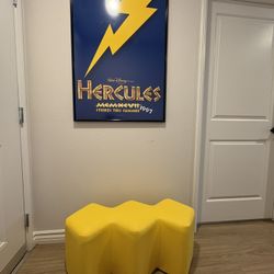 Homary Modern Bright Yellow Entryway Bench 