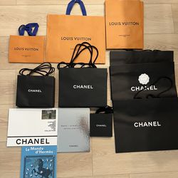 Chanel & LV Shopping Bags Books