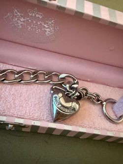 Vintage OG Juicy Couture Silver Charm Bracelet