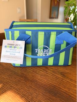 Trader Joe’s Blue Striped Mini Insulated Bag