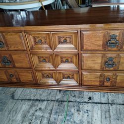 9 drawer dresser real wood