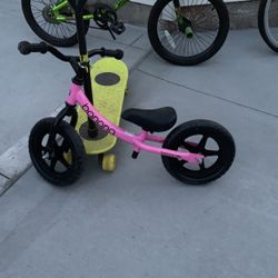 Smol Bicikl  And Yellow Kids Roller Both Fir40$