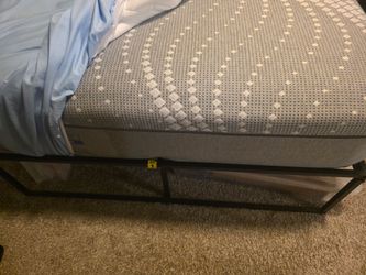 Full-size Bed Set: Frame, Mattress, & Headboard