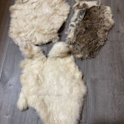 Rabbit Fur Pelt Pieces