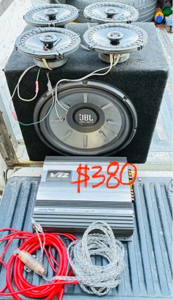 JBL speaker with Amp set