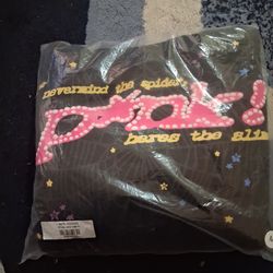 Pink sp5der hoodie
