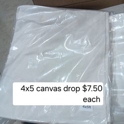 4x5 Canvas Drop Cloths 