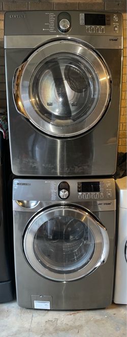 Samsung Frontload Stackable Washer And Electric Dryer Set (Free Delivery Installation Warranty)