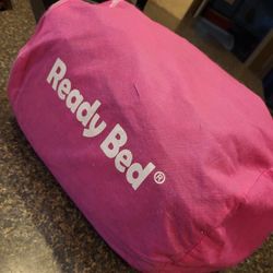 Ready Bed Disney princesses sleeping bag with air mattrees and pump in pink bag 