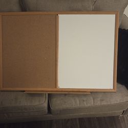 White board with cork side