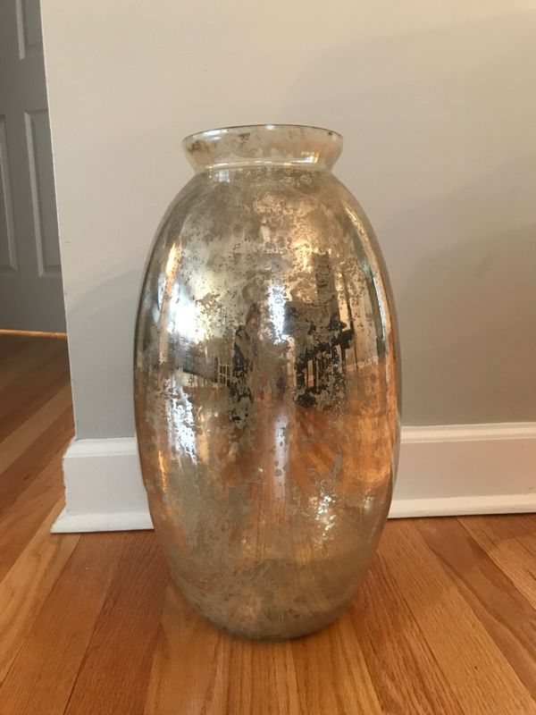 West Elm Large Mercury Glass Vase for Sale in Naperville, IL OfferUp