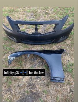 Infiniti G37 Front Bumper and Fender
