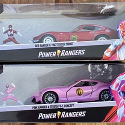 Power Rangers with Cars