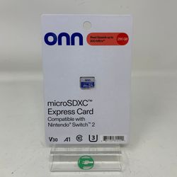 New Onn 256GB Micro SD Express Card 800MB/s Read for Nintendo Switch 2