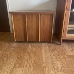 Mid Century wood cabinet 