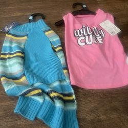 Dog clothes s,sm, Med, Harnesses Xxs,xs 3.75 Each Sale