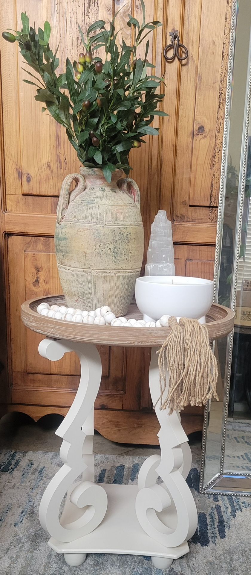Tray top end table