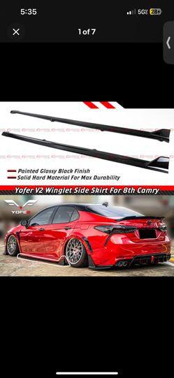 Yofer Camry Side Skirts