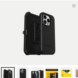 Otterbox Defender Series Pro For iPhone 15 Pro With Screen Protector