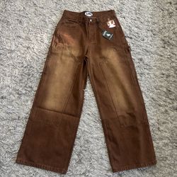 Dart Chocolate Double Knee Pants - Size M (32W)