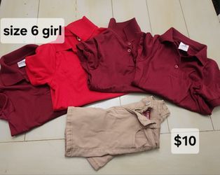 Size 6 girl uniforms