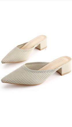 Women Chunky Sandals Low Heeled Sandals Size 9