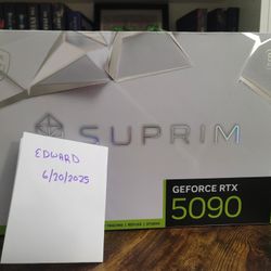 Nvidia RTX5090 Suprim SoC Graphics Card (GPU)