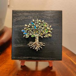 Jeweled Tree of Life and 5 inch Easel