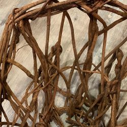 Vintage Rattan Sleigh