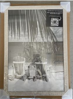 New 13x19 Frame Light Wood Engineered Wood with Real Glass