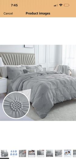 Full/Queen Gray Comforter ( only comforter)