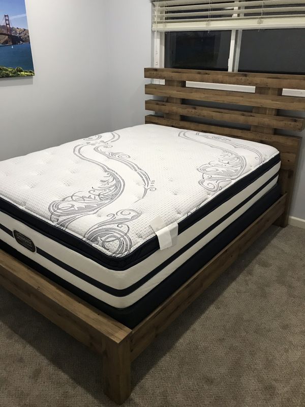 Rustic Wood Bed Frame For In San Go Ca Offerup Rustic Wood Bed Frame