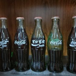 Vintage Coca-Cola Soda Bottles