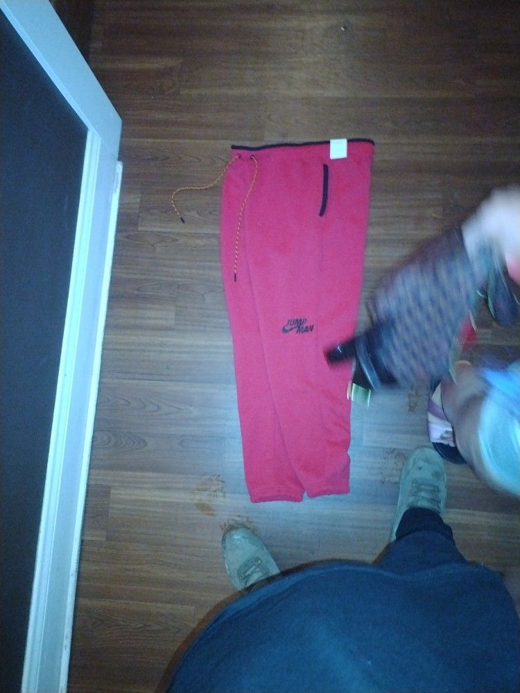 Nike -Men's (Red)Nike Jump Man: Sweatpants (XL)