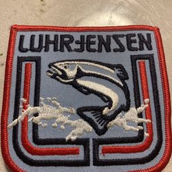 Luhr-Jensen Fishing Lures Patch  1970's