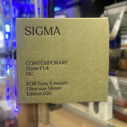 Sigma 15mm F1.4 For Sony 