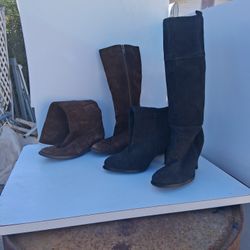 Another swayn dark brown and black size seven boot