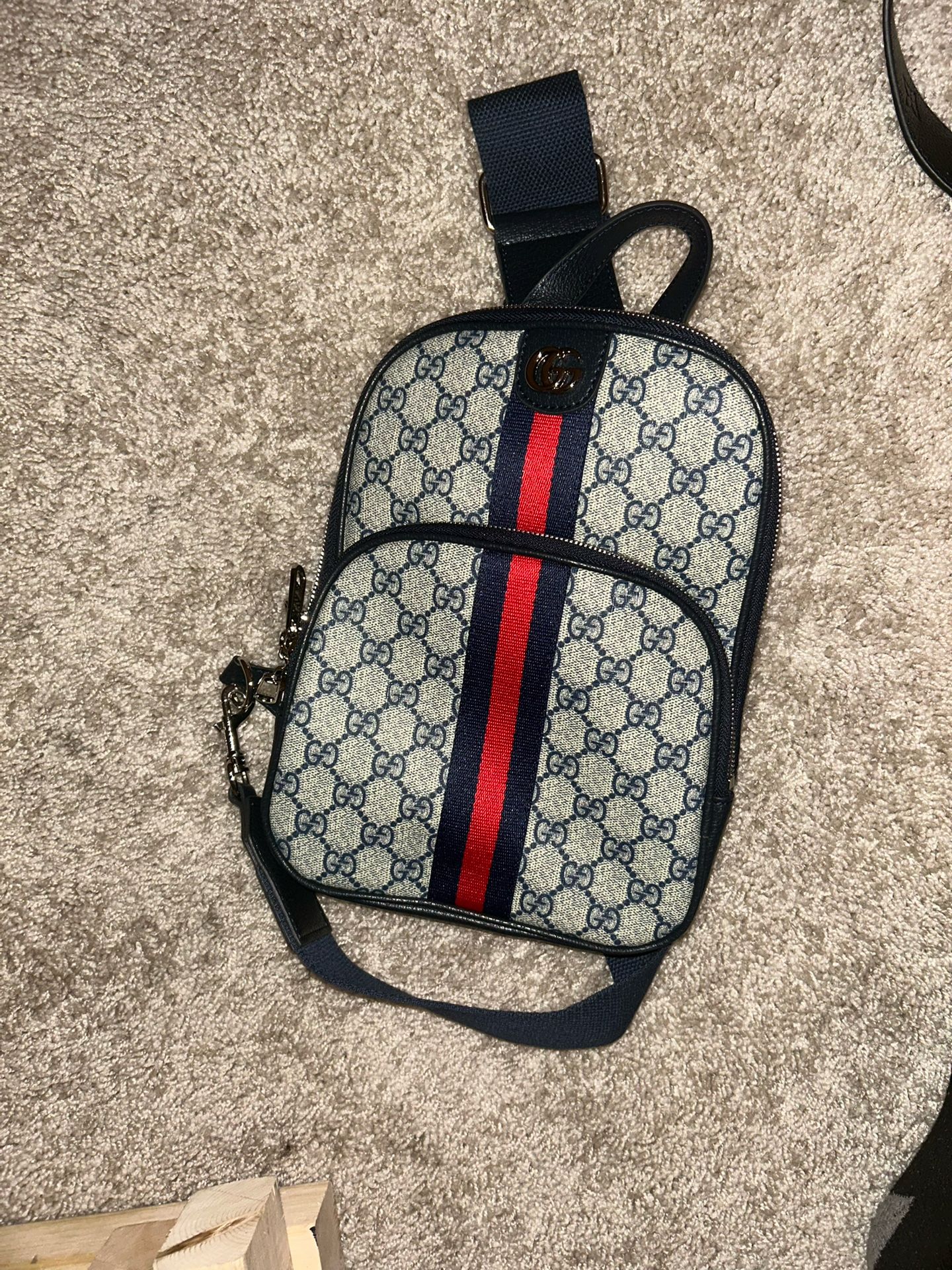 Men’s Designer-Style Crossbody Bag