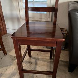 Bar Stools 24” Wood (4)