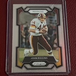 John Riggins 2023 Panini Prizm Silver Washington Redskins #297