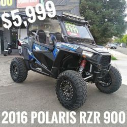 2016 Polaris RZR S 900 EPS  $5999 cash price plus taxes and fees