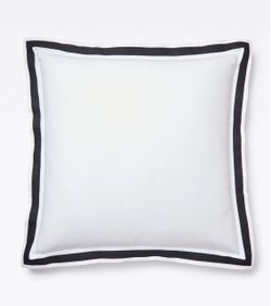 Averylily Border Frame Euro Shams in colors Basalt, Stone, Ocean, Palm, Sand, Sky